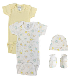 Unisex Newborn Baby 4 Pc  Sets Nc_0639