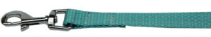 Plain Nylon Pet Leash 5/8in By 6ft Ocean Blue