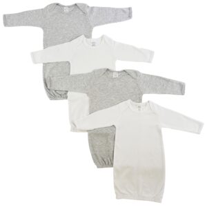 Newborn Baby 4 Pc Gown Set Ls_0685