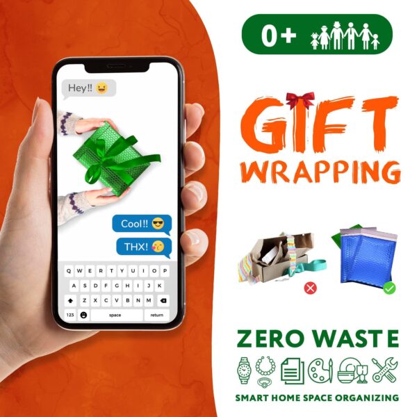 Metallic Bubble Mailers 6.5  x 10.5  Pack of 25 Green Padded Shipping Envelopes with Reliable Adhesive Strip Waterproof Padded Envelopes Various Sizes Cushioning Mail Bubble Envelopes - Image 6