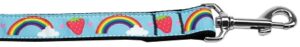 Rainbows And Berries Nylon Dog Leash 4 Foot