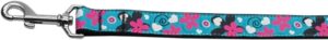 Aqua Love Nylon Dog Leash 5/8 Inch Wide 4ft Long