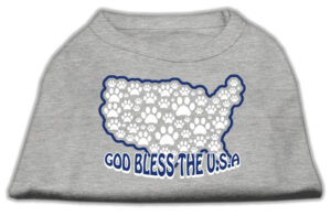God Bless Usa Screen Print Shirts Grey Xl
