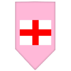 St Georges Cross Screen Print Bandana Light Pink Small