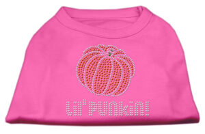 Lil' Punkin' Rhinestone Shirts Bright Pink Xxl