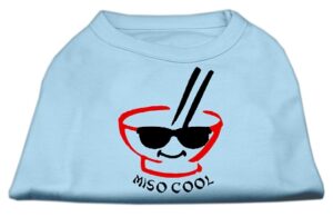 Miso Cool Screen Print Shirts Baby Blue Sm