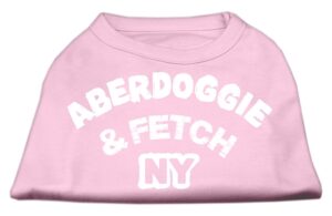 Aberdoggie Ny Screenprint Shirts Light Pink Xl