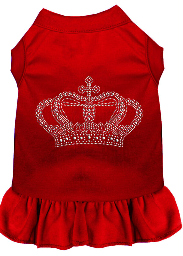 Rhinestone Crown Dress Red Xxl