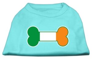 Bone Flag Ireland Screen Print Shirt Aqua Xl