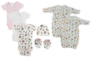 Newborn Baby Girl 7 Pc  Sets Nc_0590