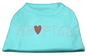 Adopted Rhinestone Shirt Aqua Xxxl(20)