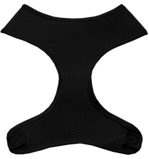 Soft Mesh Pet Harnesses Black Large