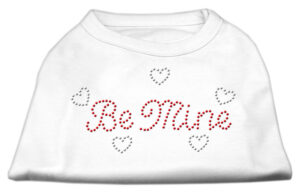 Be Mine Rhinestone Shirts White Xxxl(20)