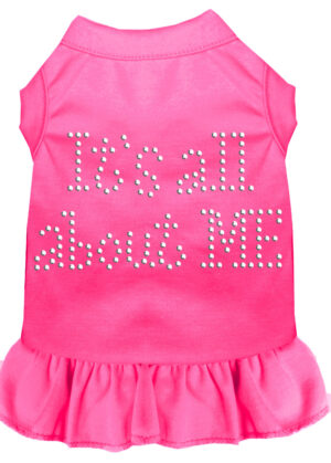 Rhinestone All About Me Dress Bright Pink Xxl