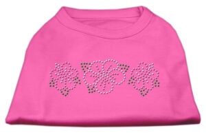 Tropical Flower Rhinestone Shirts Bright Pink Xxxl(20)