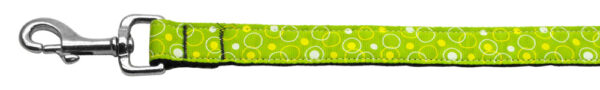 Retro Nylon Ribbon Collar Lime Green 1 Wide 6ft Lsh