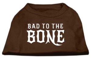 Bad To The Bone Dog Shirt Brown Xxxl (20)