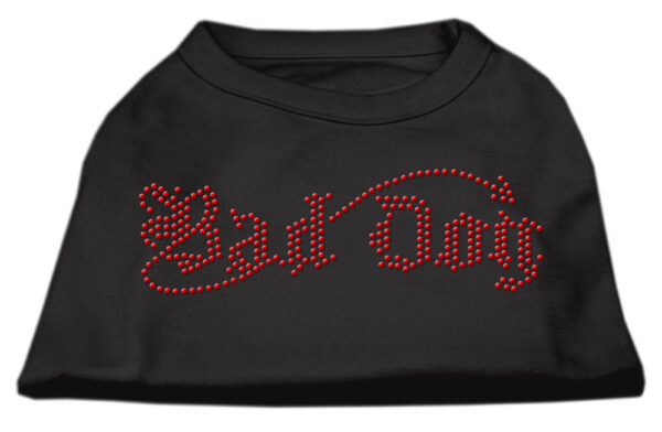 Bad Dog Rhinestone Shirts Black Xxl