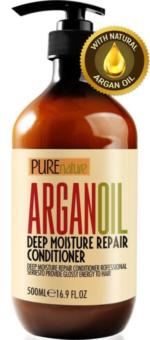 Moroccan Argan Oil Conditioner   Sulfate Free Products for Women and Men   Deep Moisturizing for Dry Curly Colored Damaged Hair   Hydrating Repair Salon Grade Formula for All Hair Types