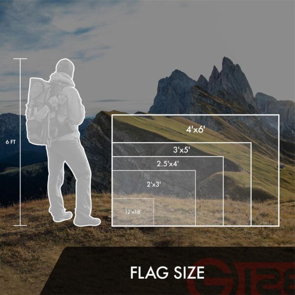 G128 5 Pack: Texas Tea-Stained Flag | 3x5 Ft | ToughWeave Pro Series Embroidered 420D Polyester | Embroidered Design, Indoor/Outdoor, Brass Grommets, High Quality - Image 7