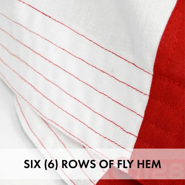 G128 5 PACK: USA American Flag 10x15FT Embroidered Spun Polyester - Image 4