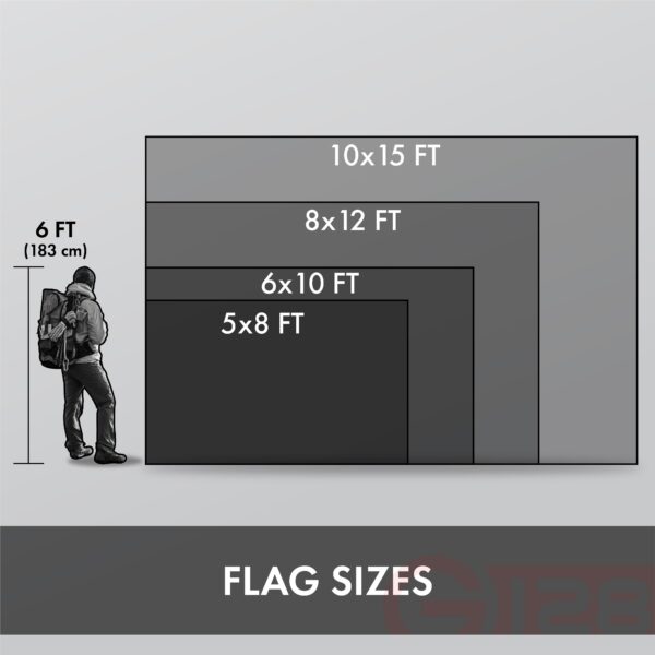 G128 5 PACK: USA American Flag 10x15FT Embroidered Spun Polyester - Image 9
