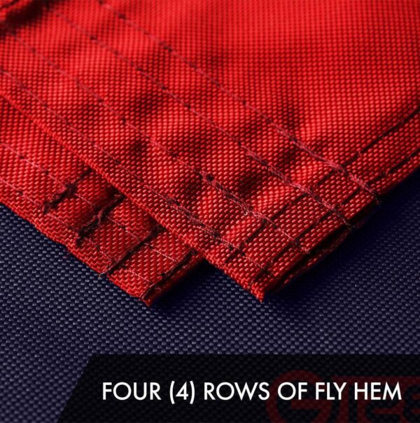G128 5 Pack: Betsy Ross 1776 Tea-Stained Flag | 2x3 Ft | ToughWeave Pro Series Embroidered 420D Polyester | Historical Flag, Embroidered Design, Indoor/Outdoor, Brass Grommets, High Quality - Image 5