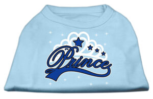 I'm A Prince Screen Print Shirts Baby Blue Xxl