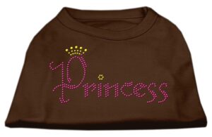 Princess Rhinestone Shirts Brown Xxxl (20)
