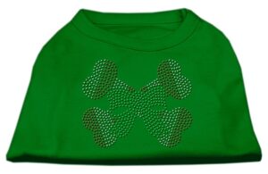 Candy Cane Crossbones Rhinestone Shirt Emerald Green Xl (16)