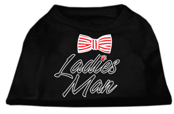 Ladies Man Screen Print Dog Shirt Black Xxxl (20)
