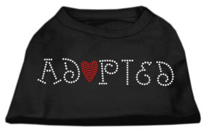 Adopted Rhinestone Shirt Black M