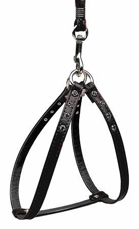 Step-in Harness Black W/ Smoke Stones 20