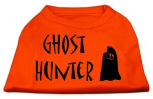 Ghost Hunter Screen Print Shirt Orange Xs (8)