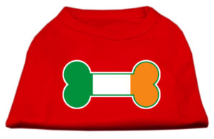Bone Flag Ireland Screen Print Shirt Red Xl
