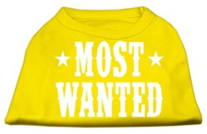 Most Wanted Screen Print Shirt Yellow Xxl (18)