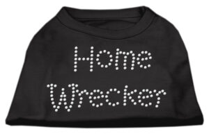 Home Wrecker Rhinestone Shirts Black Xxl