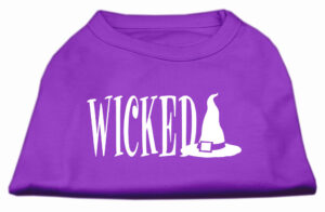 Wicked Screen Print Shirt Purple Xxxl(20)