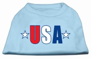 Usa Star Screen Print Shirt Baby Blue Xxxl (20)