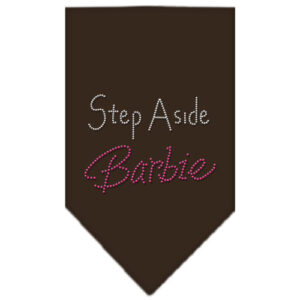 Step Aside Barbie Rhinestone Bandana Cocoa Small