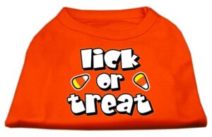 Lick Or Treat Screen Print Shirts Orange Lg (14)