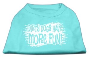 Dirty Dogs Screen Print Shirt Aqua Xxl (18)