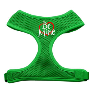 Be Mine Soft Mesh Pet Harness Emerald Green Large
