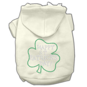 Happy St Patrick's Day Hoodies Cream Xxxl(20)