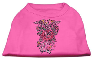 Eagle Rose Nailhead Shirts Bright Pink L