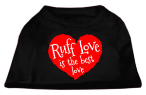 Ruff Love Screen Print Shirt Black Xxxl (20)