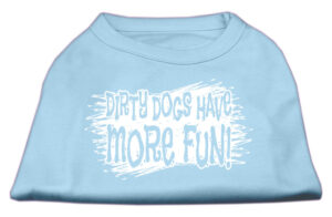 Dirty Dogs Screen Print Shirt Baby Blue Lg (14)