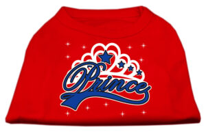 I'm A Prince Screen Print Shirts Red Xxxl