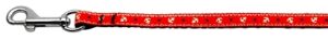 Anchors Nylon Ribbon Leash Red 3/8 Wide 6ft Long