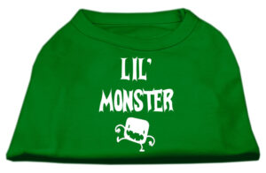 Lil Monster Screen Print Shirts Emerald Green Xxxl (20)